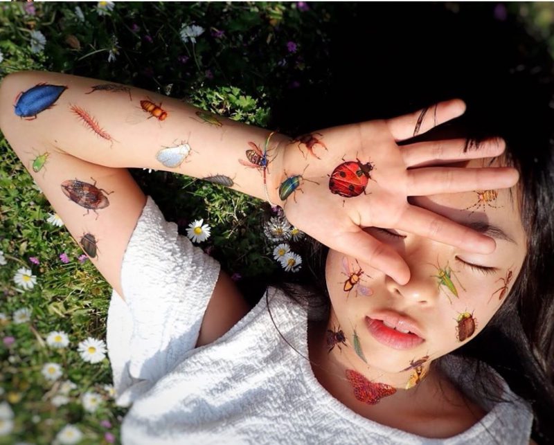 Яблоко от яблони: 10-летняя японка делает тату, следуя по стопам отца Искусство