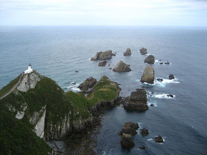 Маяк Наггет Поинт: райский уголок в Новой Зеландии путешествия,Путешествие и отдых