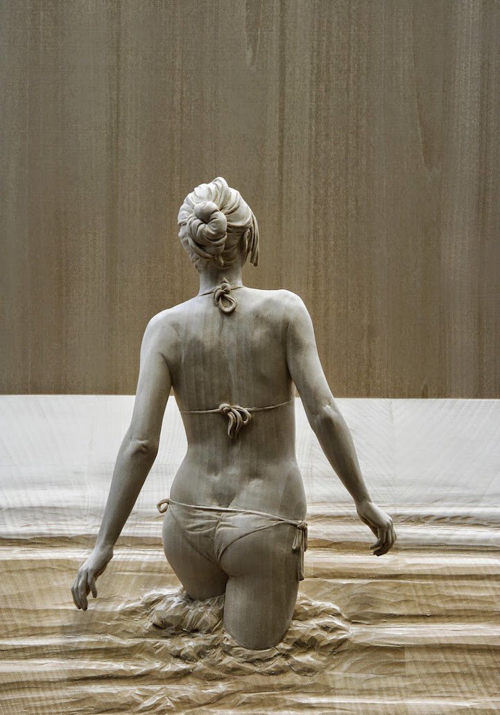 Скульптуры из дерева итальянского скульптора и художника Петера Демеца   Интересное